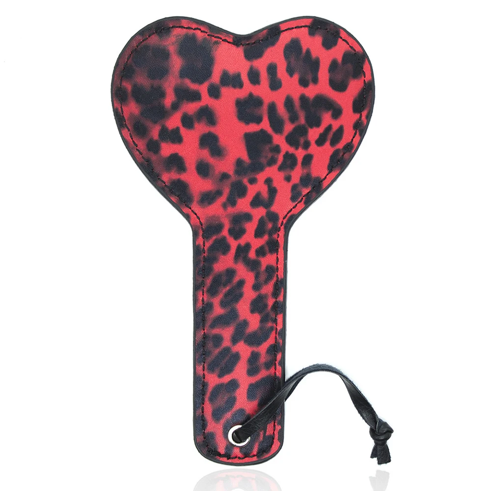 

2023 New PU Leather Leopard Print Paddle,Handmade Deluxe Riding Crop Horse whips，Punk Bat Horsewhips