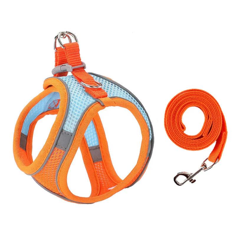 thumbnail image 1 of Nuevo arnés para perros para exteriores, reflectante, transpirable, con cuerda de tracción, arnés ajustable y duradero para caminar para mascotas pequeñas y medianas, 1 of 5