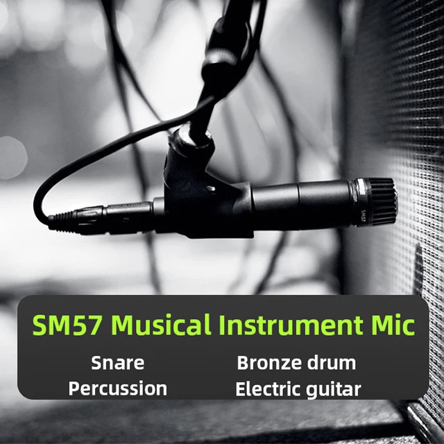 Shure SM57-LCE Dynamic Instrument Microphone 
