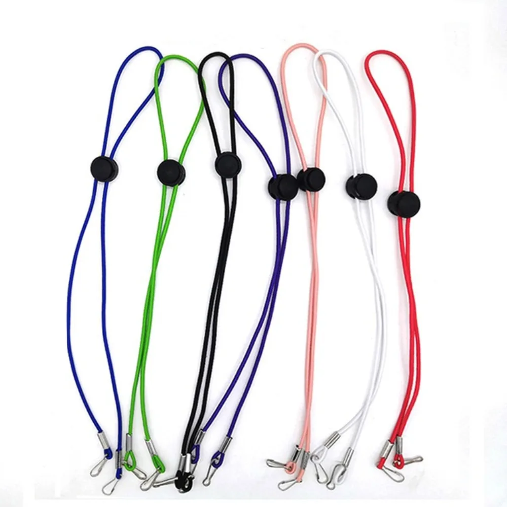 Flexible Removable Elastic Hat Chin Cord Straps 5PCS Adjustable Cord Fasteners Hat Retainer Chin Strap Clip Unisex