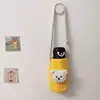 R6FD Reusable Bear Baby Warm Bottle Bag Feeding Bottle Cover Shoulder Bag Crossbody 3