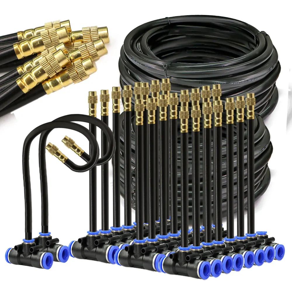 Misting Kit with Flexible Nozzles and Pump