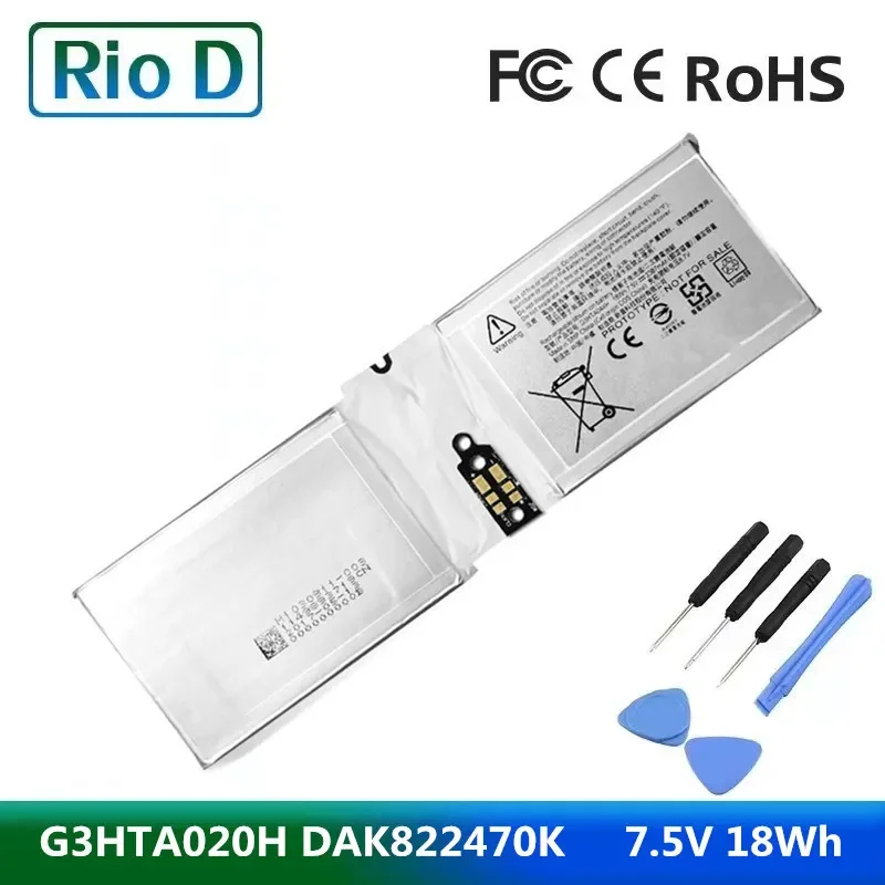 

Аккумулятор G3HTA020H DAK822470K для Microsoft Surface Book 1st 1703 1704 1705 13,5 дюйма CR7-00005 CR7-00007, батарея для экрана