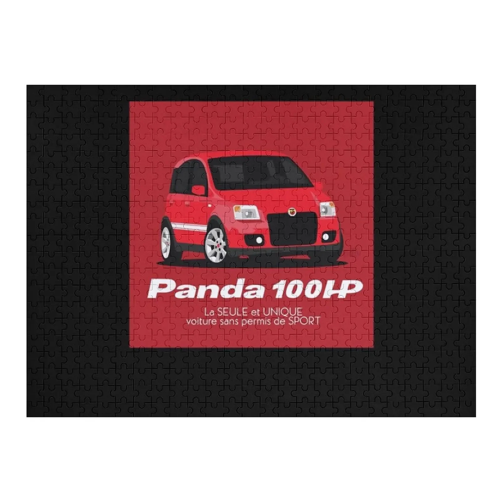 Fiat Panda 100HP Red Jigsaw Puzzle Customs With Photo Woodens For Adults Puzzle