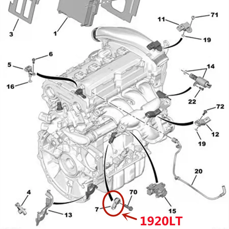 5970-99 Ignition Coil Rubber Boot Repair Kit For Peugeot 206 307 Partner  Citroen Berlingo C2 C3 C4 Xsara 1.6L 96363378 / 597080