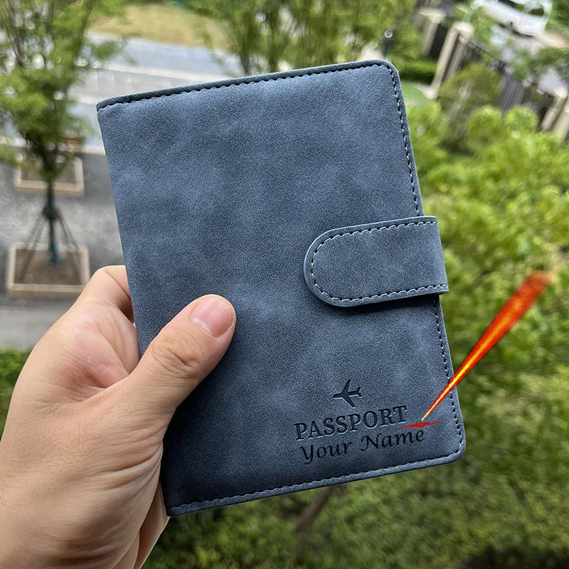 Personalized Names Passport Cover for Worldwide Women Covers on The Passports Traval Pu Leather