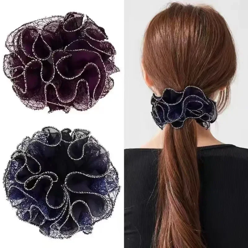 Elegant Lace and Elastic Hair Bands
