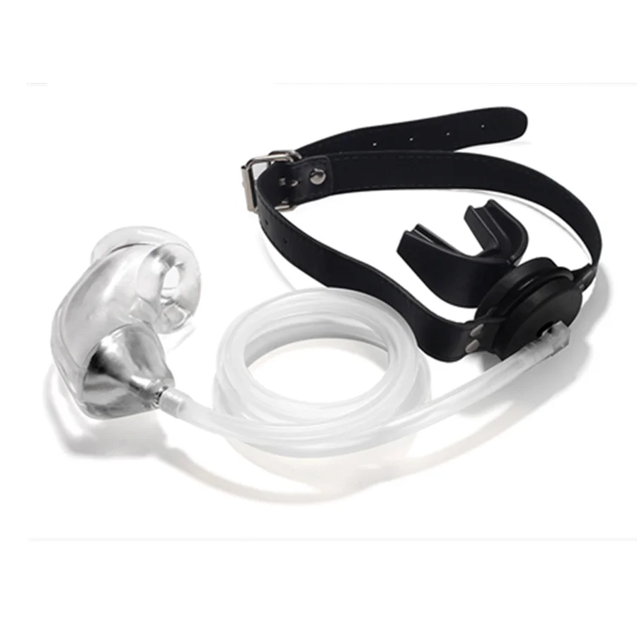 BDSM Penile sheath Flow Into the Mouth Plug Catheters Chastity device Cock Cage Sex Toys Sexual slavery Irritation Men Gay