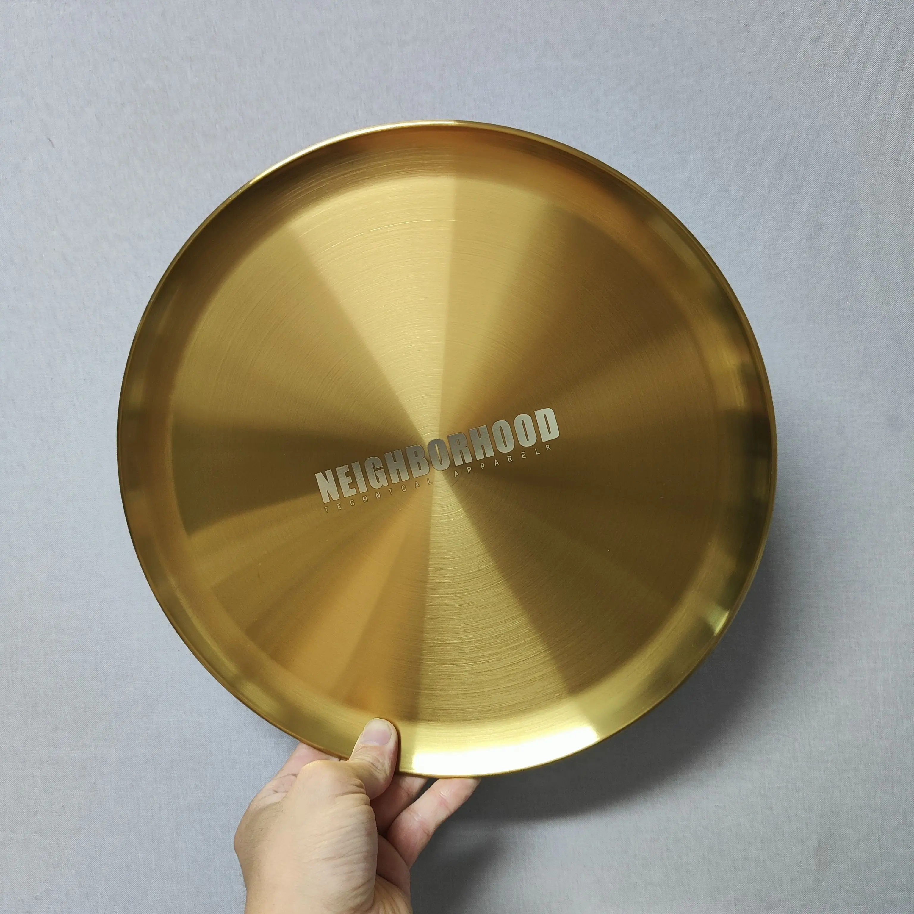 

Neighborhood NBHD Outdoor Dining Plate Stainless Steel Plate Home Plate Camping Plate