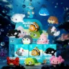 Marine Organism Micro Building Blocks Sea Turtle Killer Whale Beluga Walrus Penguin Mini Brick Figure Toys For Christmas Gift 3