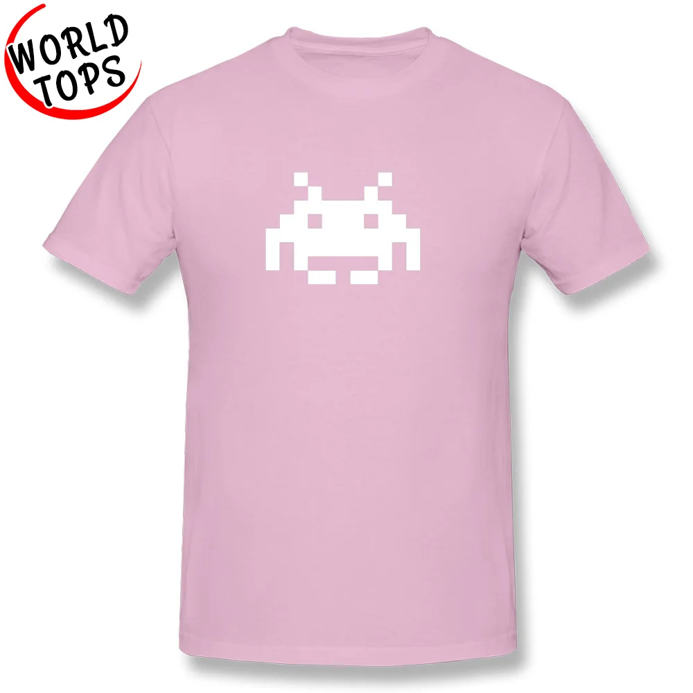 Summer SPACE INVADER 230 T-Shirt for Men 2018 New Fashion Summer/Autumn O Neck Cotton Fabric Short Sleeve T-Shirt Tee Shirts SPACE INVADER 230 pink