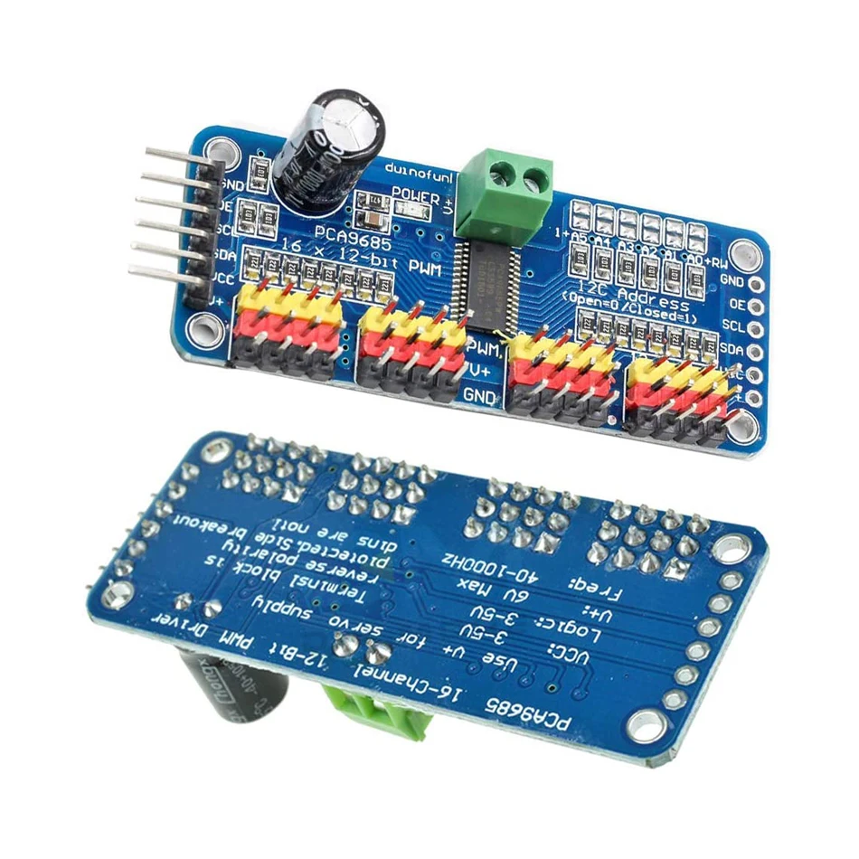 PCA9685 16 CH 12Bit PWM Servo Motor Driver Board Controller IIC ...