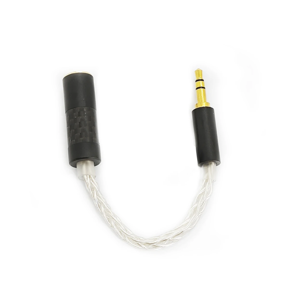 Precision carbon fiber occdy 4.4 female to 3.5mm male 4.4 balanced female to 2.5mm headphone conversion cable