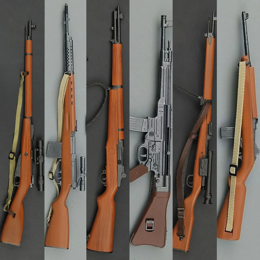 1-6-Scale-WWII-Sniper-Weapons-Jungle-Combat-Troop-Unfireable-Military ...