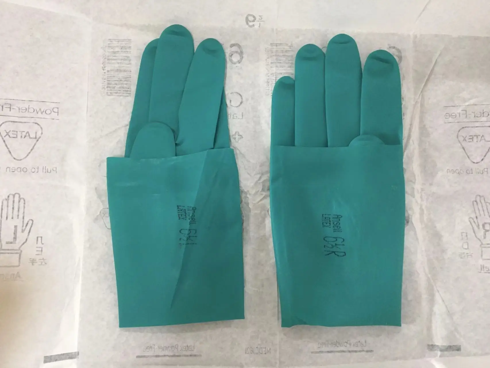 Ansell Gammex Underglove 1pair 12 inch Powder Free Latex Operation Gloves