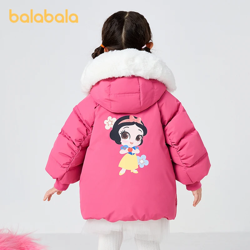 

Balabala Toddler 2023 Girl [Disney IP] Out-of-Season Down Jacket Fashion Autumn Winter Coat