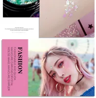 12 Colors Glitter Gel Mermaid Scale Sequin Long-Lasting Liquid Face Body Lip Glitter Eyeshadow Polarizing Stage Makeup INS Style 2