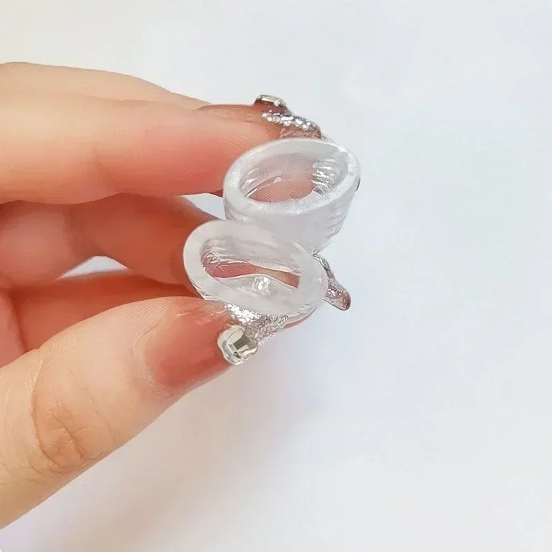 남녀공용 탄성 실리콘 발가락 캡, 젤 작은 발가락 튜브 보호대, 마찰 방지, 통기성 발 관리 손가락 커버, 10 개