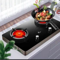 Red Sun Gas Stove Double Stove Desktop Household Fire Stove Infrared, Kitchen Small Appliances Fogao 1