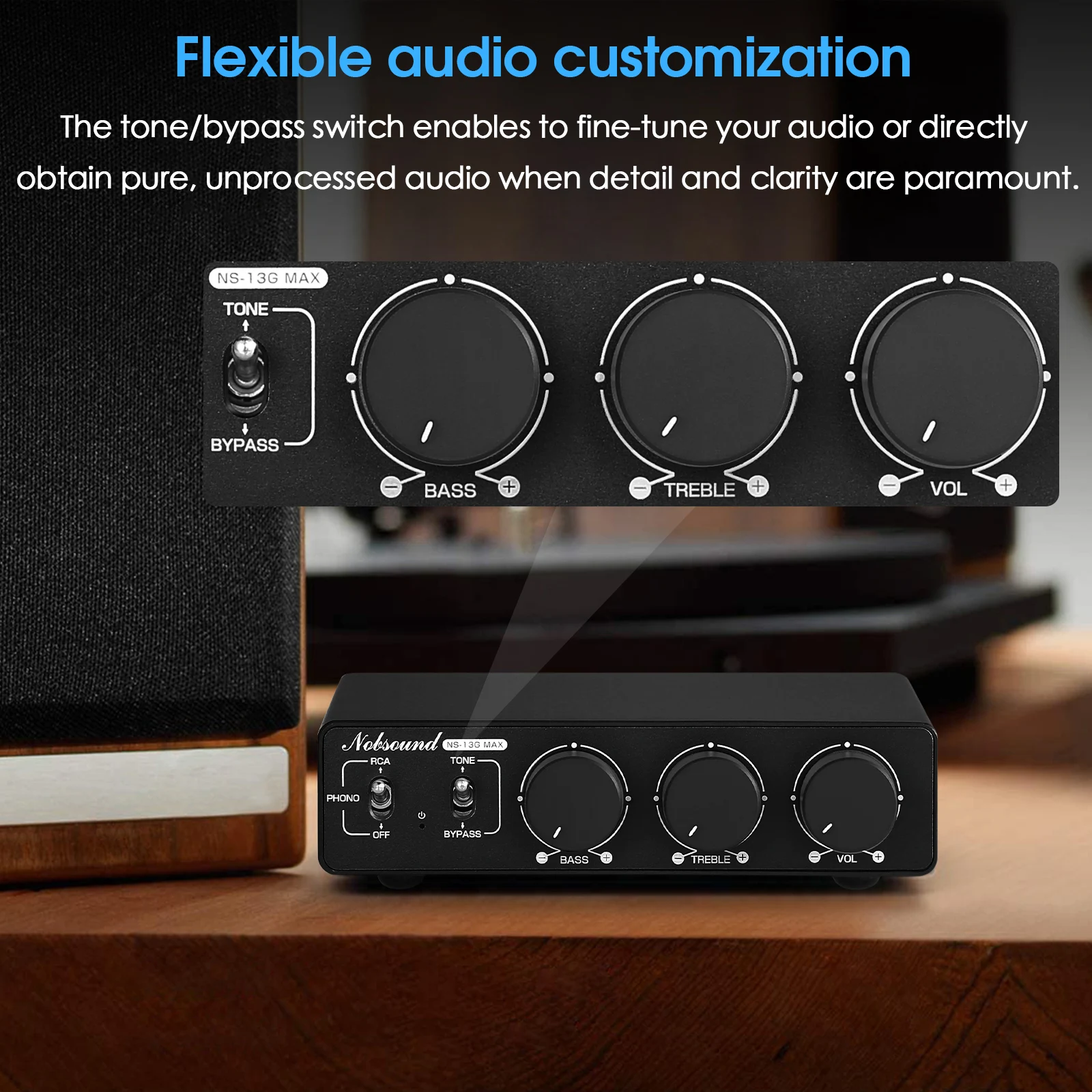 Nobsound G3 Bluetooth Stereo Verstärker, 2 Kanälen Klasse D Audio Empfänger für Heimlautsprecher, 50W x 2 TPA3116 HiFi Leistungsverstärker Nobsound G3 Bluetooth Stereo Verstärker, 2 Kanälen Klasse D Audio Empfänger für Heimlautsprecher, 50W x 2 TPA3116 HiFi Leistungsverstärker