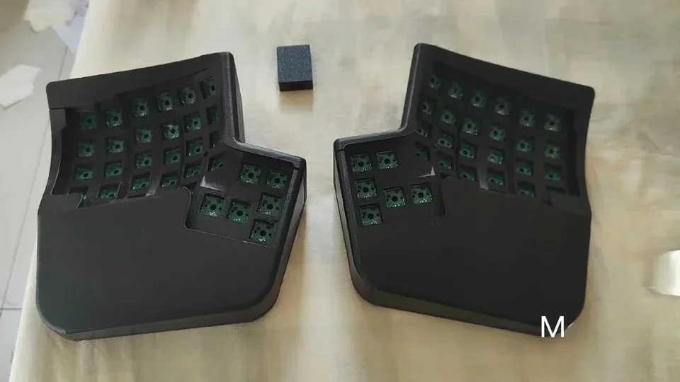 Kinesis 분할 키보드 액세서리, 사용자 정의 3D 인쇄 쉘 바이알 키 Change10-layer 레이아웃 FDM 2.4g 무선 핫스왑 키보드