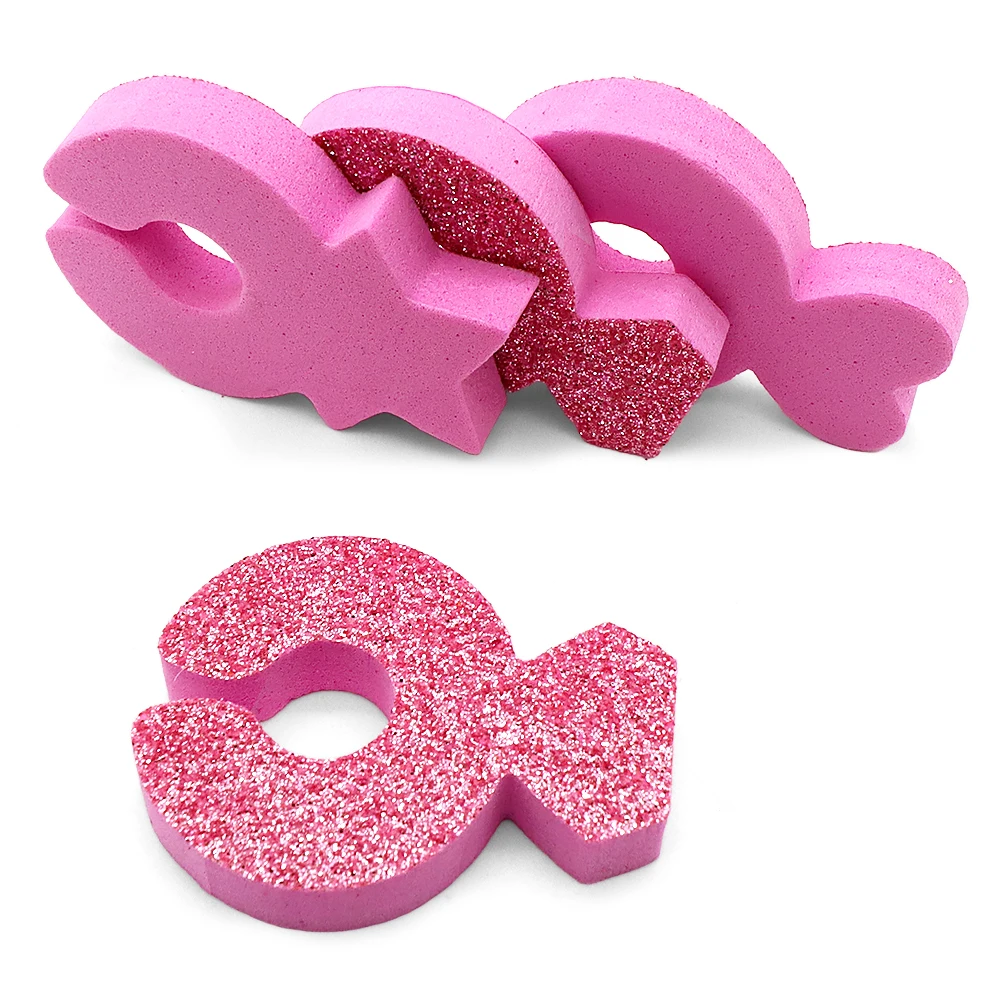 500Pcs Individual Pedicure Toe Separators Soft Foam Nail Supplies For Professional Toe Spacers Comfortable Finger Nail Art Tools