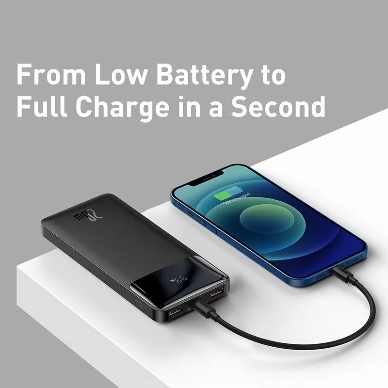 Power Bank 20000mAh Portable Charger 10000 External Battery PD 20W Fast Charging For IPhone 12 Xiaomi PoverBank usb battery pack