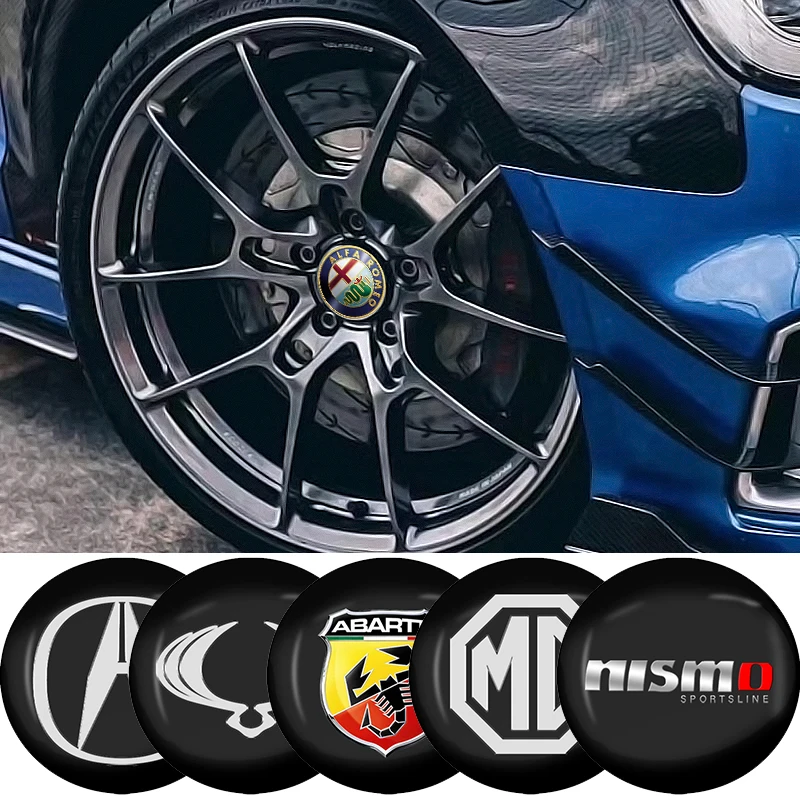 4PCS Car Wheel Center Hub Caps Auto Emblem Wheel Center Cap for Hyundai