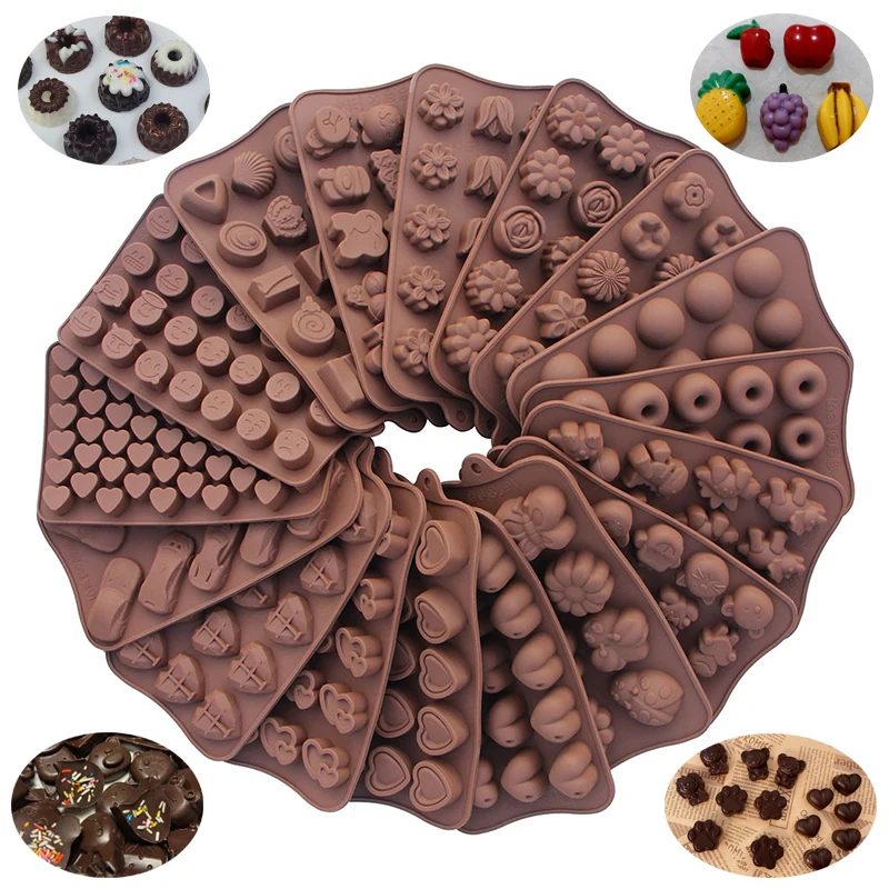 CHOCOLATERIE STAMPO IN SILICONE PER CIOCCOLATINI NATALE 2 PZ CHOCOLATERIE STAMPO IN SILICONE PER CIOCCOLATINI NATALE 2 PZ