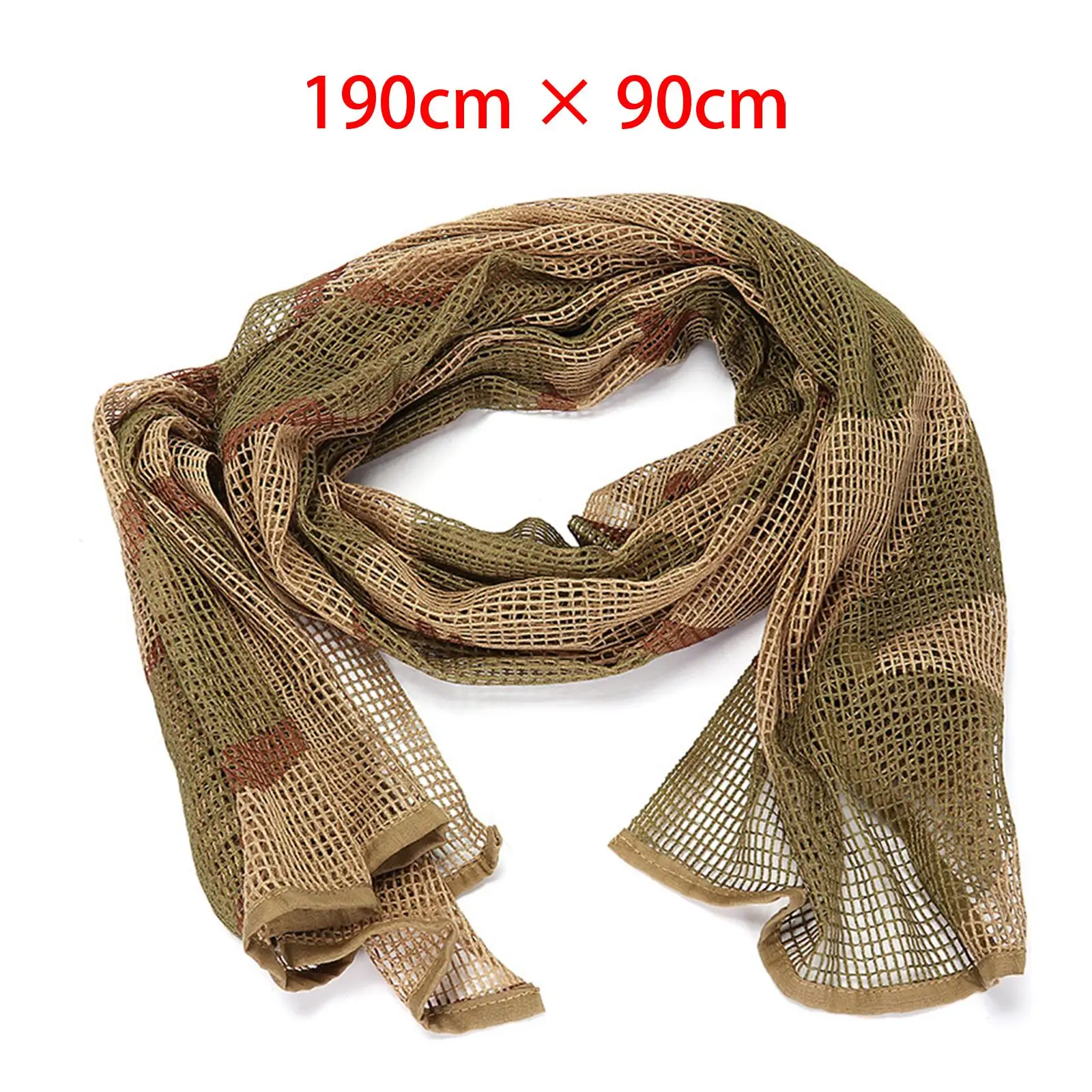 Scarf Unisex Net Scarf Head Wrap Mask Scarves Bandana for Hunting