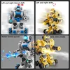 Watch Sensing Smart Electric Dual Remote Control Robot 2.4G Lighting Smoking 360° Rotation Lanuch Bullet All Terrain RC Robot 5