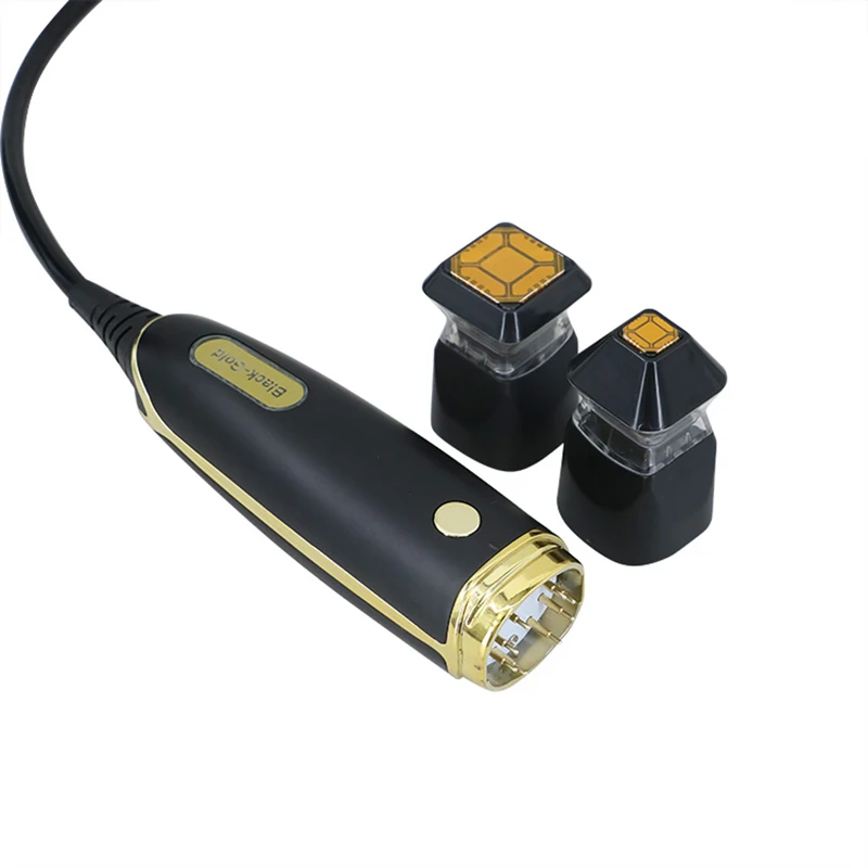 Black Gold Fractional RF High Energy Skin Lifting Neck Face Eyes Forehead Tighten Skin Firm Wrinkles Remove Machine