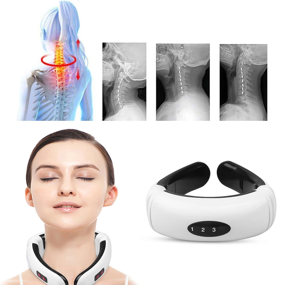 

Electric Neck Massager Muscle Massager 3 Modes Infrared Heating Massage Machine Relaxation Treatment Pain Relief Health Care
