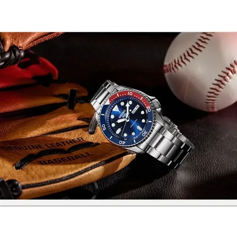 Men Automatic Watches Seiko Men's Watch Original Luxury Stainless Steel Automatic SRPD53K1 Waterproof Sports Business Calendar Quartz Wristwatches