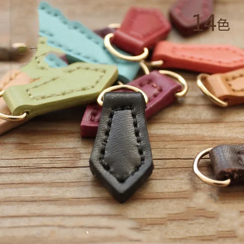 1PC Buckle 1.5*4cm Leather Zipper Puller Lock Zipper Head DIY Handmade Clothing Luggage Wallet Hardware Accessories