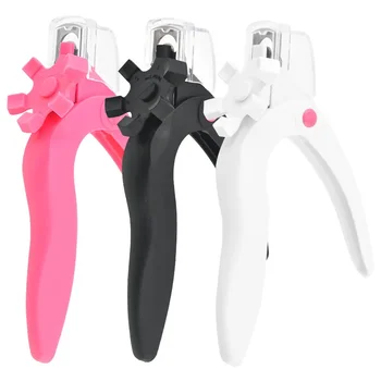 U Shaped Nail Clipper Acrylic Fake Nails Scissor Nail Tip Edge Cutter Trimmer Manicure with Sizer Precise Cutting manicure Tools 1
