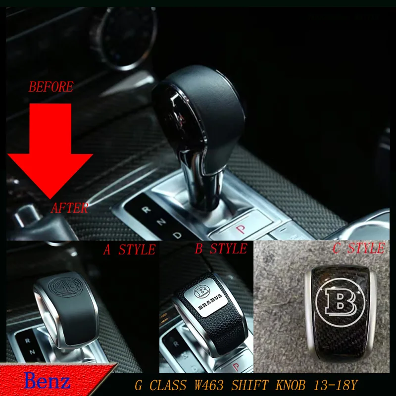 Gクラスw463ギアシフトノブ,g500,g63,g350,g550,Benz,13-18年間