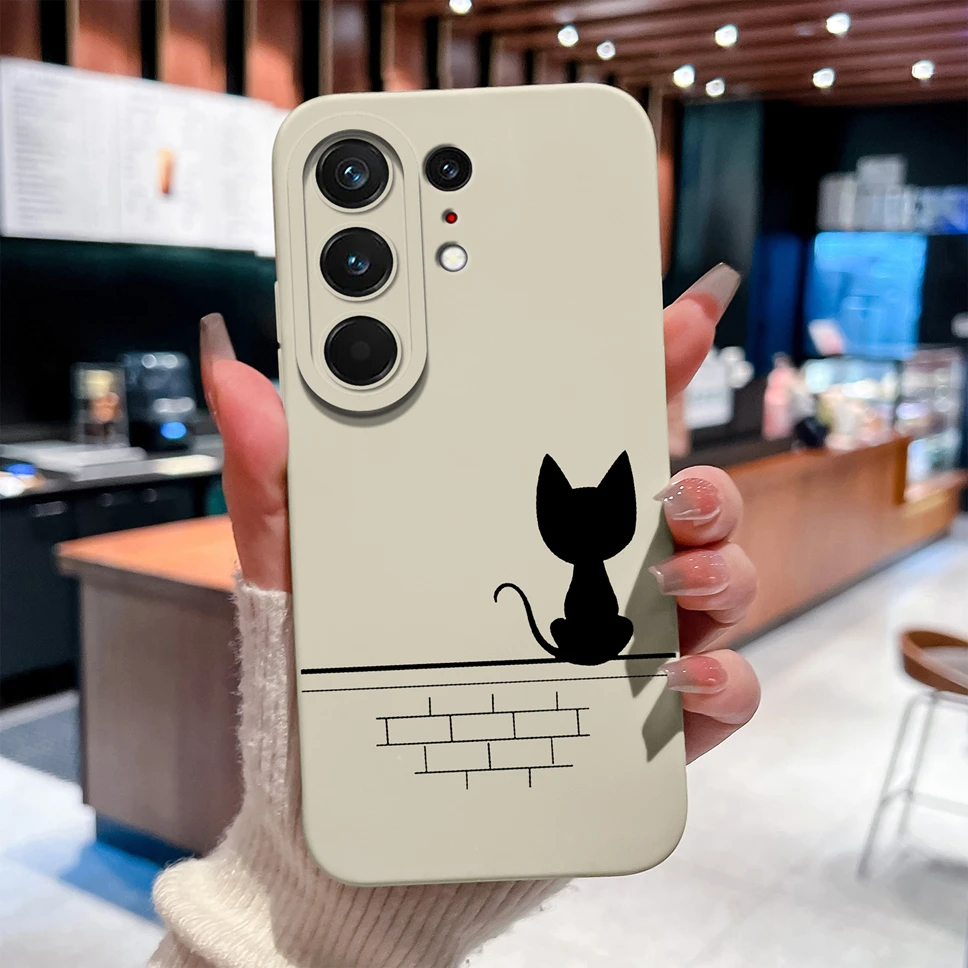 Abstract Line Art Print Liquid Silicone Shockproof Case with Camera Protection