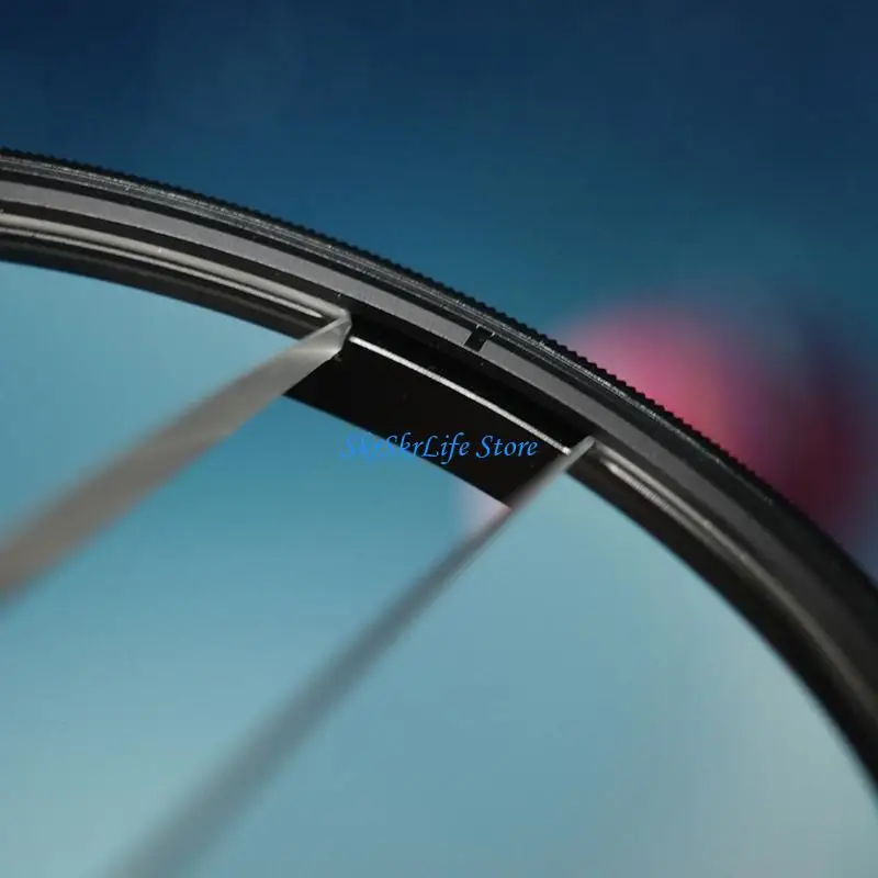 Filtre Bokeh Double Demi-Lune 67-82mm pour Objectif Appareil Photo