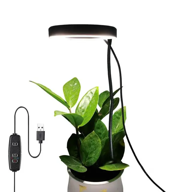 Led Grod Ging Ungai Usb Teljes Spektrum Növény Termesztési Lámpa 360 Hosszú Nyaki Növekvő Lámpák Növények Virágnövény Sátor - Image 5