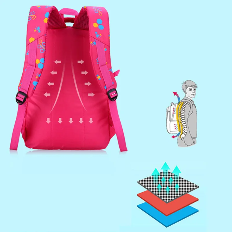 Large Capacity School Backpack For Girls Children's Backpacks For Teenagers School Bags For Boys Class Bags For Kids Backpack