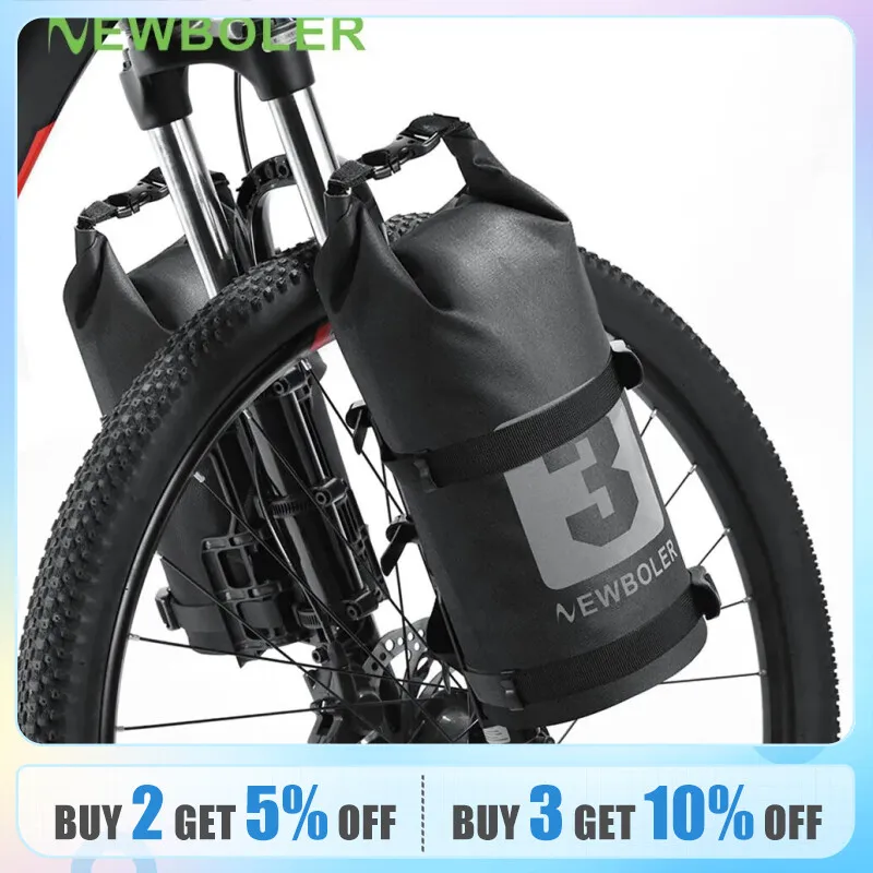 Cage De Fourche Avant Vélo VTT - Support étanche Pour Accessoires, Sacs, Bouteilles