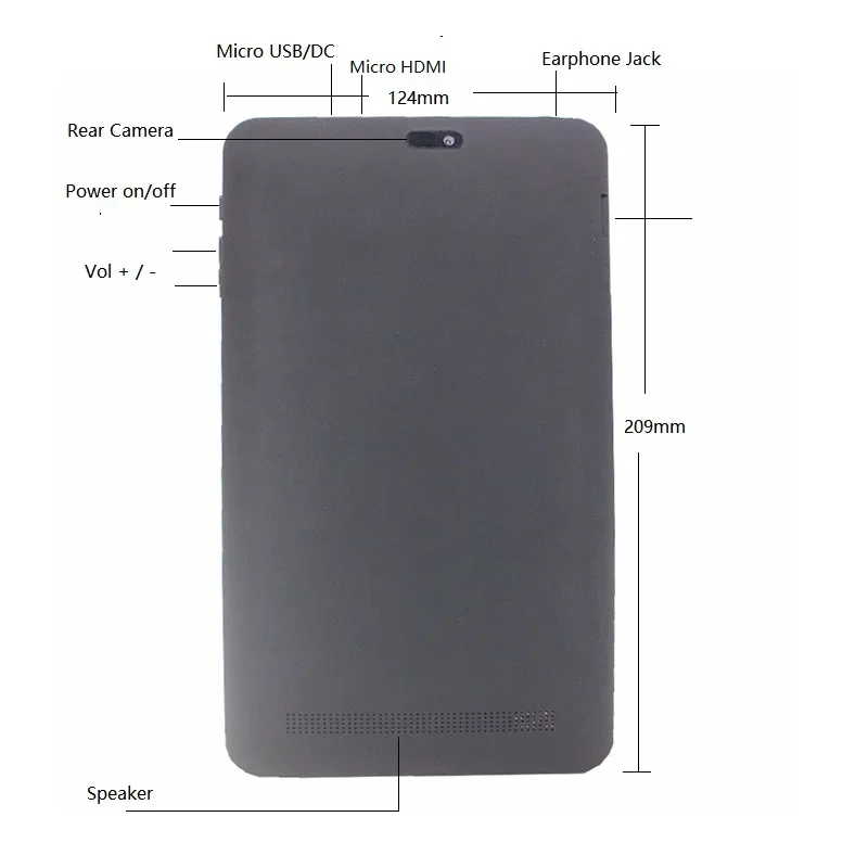 8GB RAM 128GB ROM 8" AR2 Windows 10 Tablet PC WIFI Bluetooth X5-Z8350 Quad Core 1280 X 800IPS Dual Cameras_voghion.com