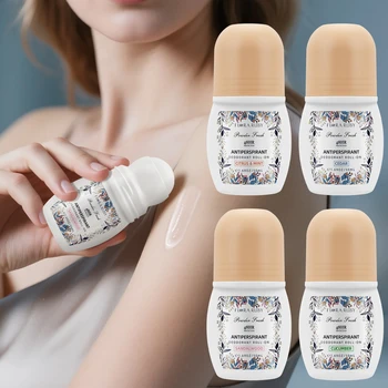 50ml Roll On Deodorant Whole Body Anti Sweat Deodorant Roller Ball Balm Refreshing Fragrance Underarm Armpit Body Remove Odor 1