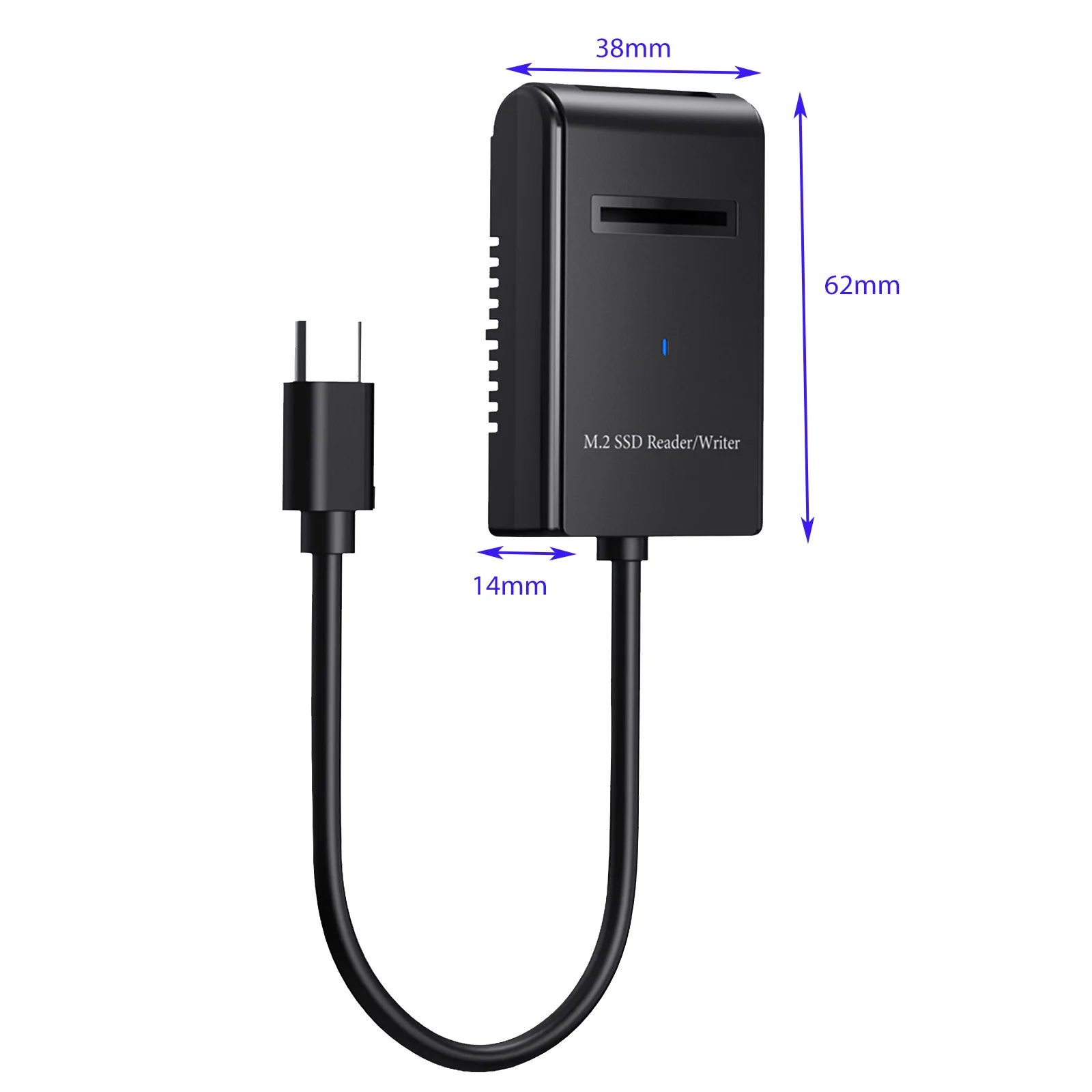 M.2 NVMe SATA 리더 M.2 SSD-USB A/C 리더 어댑터 (M/B M 키 SSD 드라이브용) 도크 베이스 풀 사이즈 22110/2280/2260/2242/2230