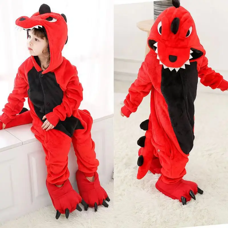 Kids Pajamas Dinosaur Kigurumi