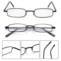 Lunettes de lecture compactes, portables, légères, anti-lumière bleue, avec clip pour stylo, étui tubulaire, pour hommes et femmes 4