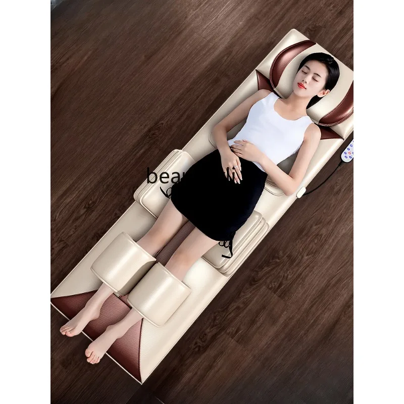 

Aux Massage Mat Multi-Functional Full Body Mattress Flat Lying Instrument Massager Cervical Spine Waist Back Automatic Kneading