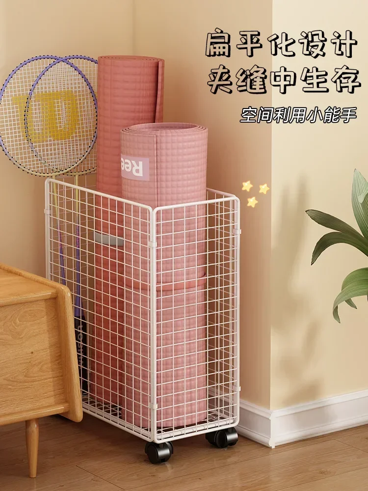 

Место для хранения мата для йоги: синие ремневые колеса, трубки для хранения фитнеса, спортивное оборудование, инструменты, артефакты для хранения ракеток, полки для дома