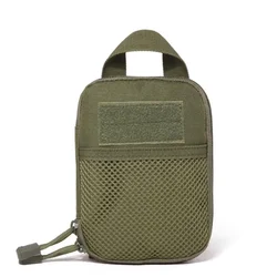 Durable Tactical Nylon Outdoor Waist Bag - Versatile EDC Gear Pouch (Green)